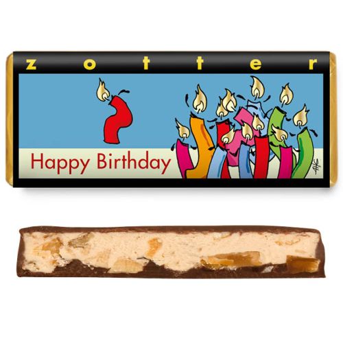 Zotter Schokolade Happy Birthday