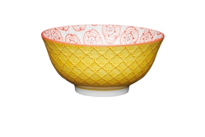 KitchenCraft Bowls 30 - gelb / rot