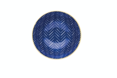 KitchenCraft Bowls 18 - türkis / dunkelblau