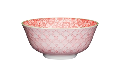 KitchenCraft Bowls 12 - rosa / rot