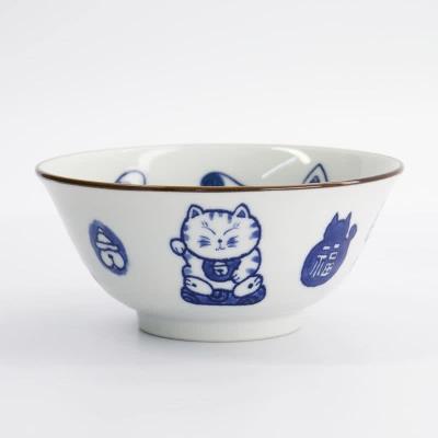 Schüssel Katzenpaar Kawaii, 15cm von TOKYO design studio