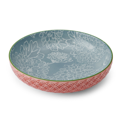 Mikasa Schale, 21cm, Nr. 13 - rot / grau