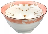 Kleine Schale Katze Kawaii, rot, 13,5cm von TOKYO design studio