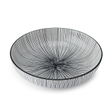 Mikasa Schale, 21cm, Nr. 42 - schwarze Linien