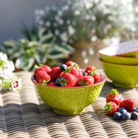 KitchenCraft Bowls 31 - grün / rot & blau