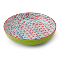 Mikasa Schale, 21cm, Nr. 31 - grün / rot & blau