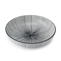 Mikasa Schale, 21cm, Nr. 42 - schwarze Linien