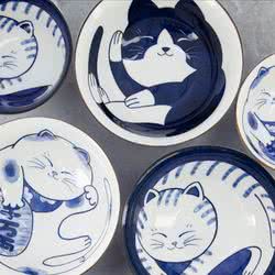 Katzen Schüsseln aus Japan